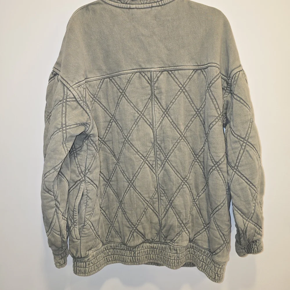 Free People Quilted Puffer Jacket in Olive Size M Nwot - Picture 9 of 12